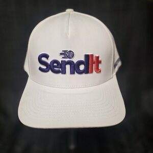 Bogey Bros Golf Send it Performance Snap Back Hat EUC